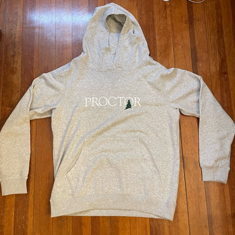 Tommy Hilfiger Gray Sweatshirt Classic Pullover Hoodie